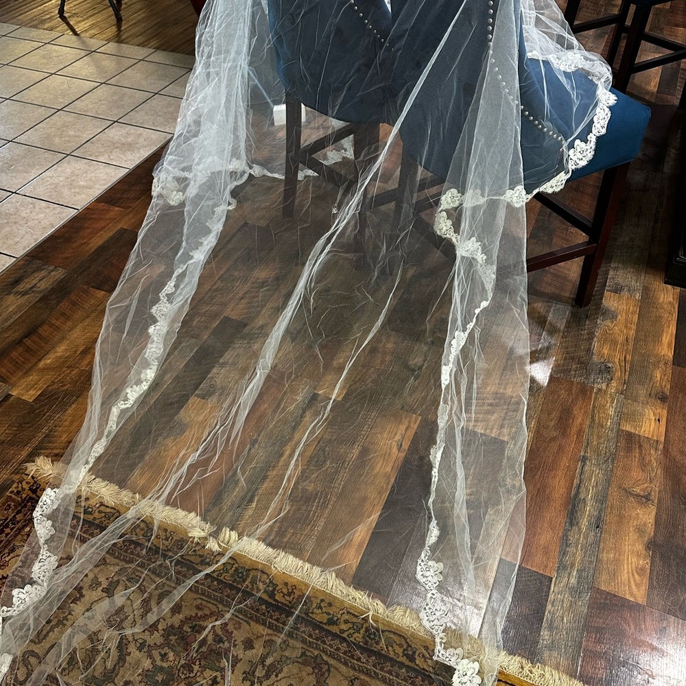 TONI FEDERICI Cathedral Length Mantilla Veil